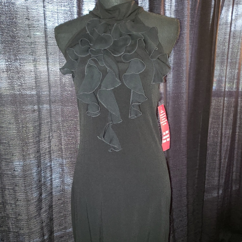 Womens halter black dress